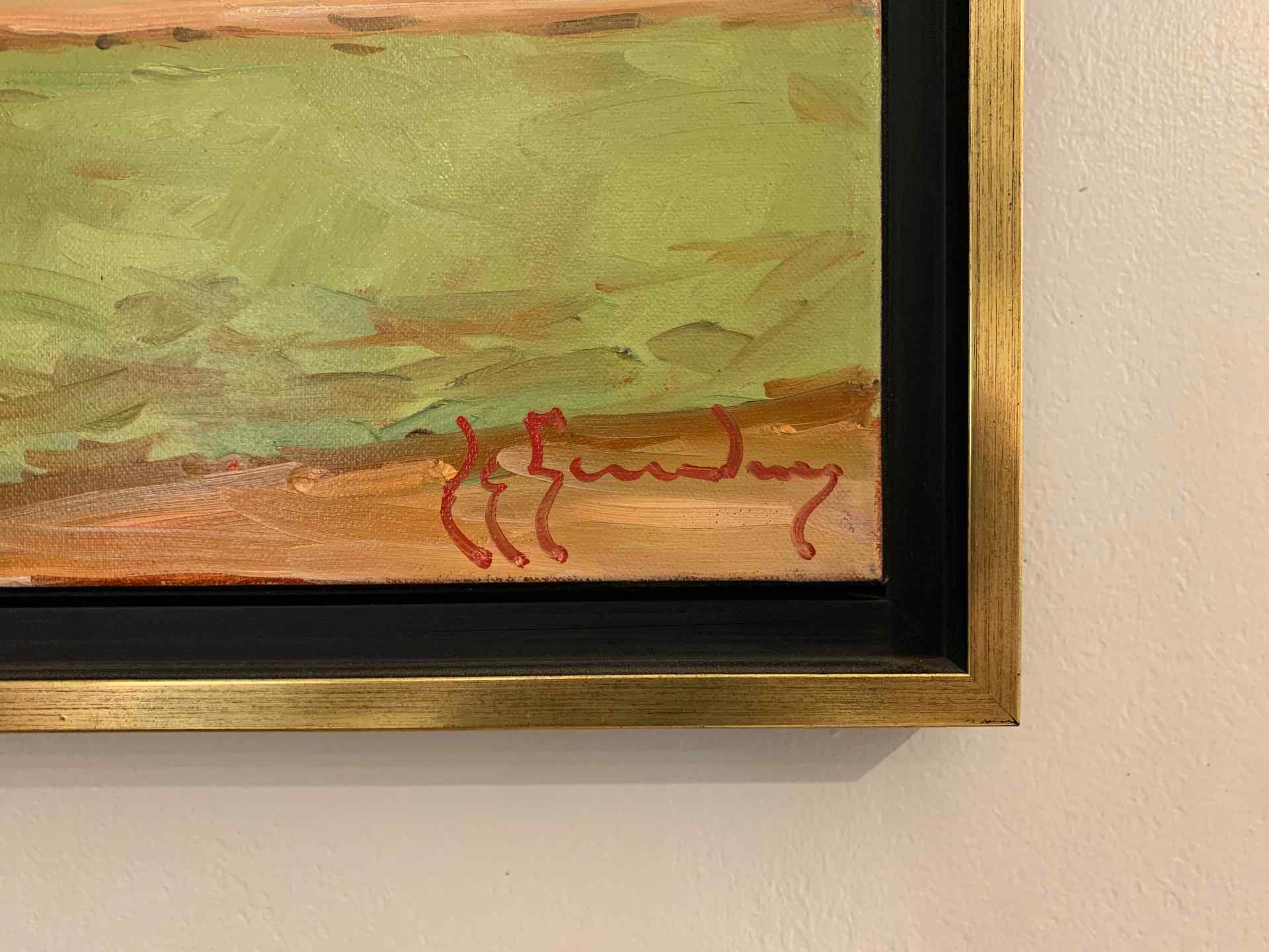 Guy Legendre's signature of his Place des Vosges painting