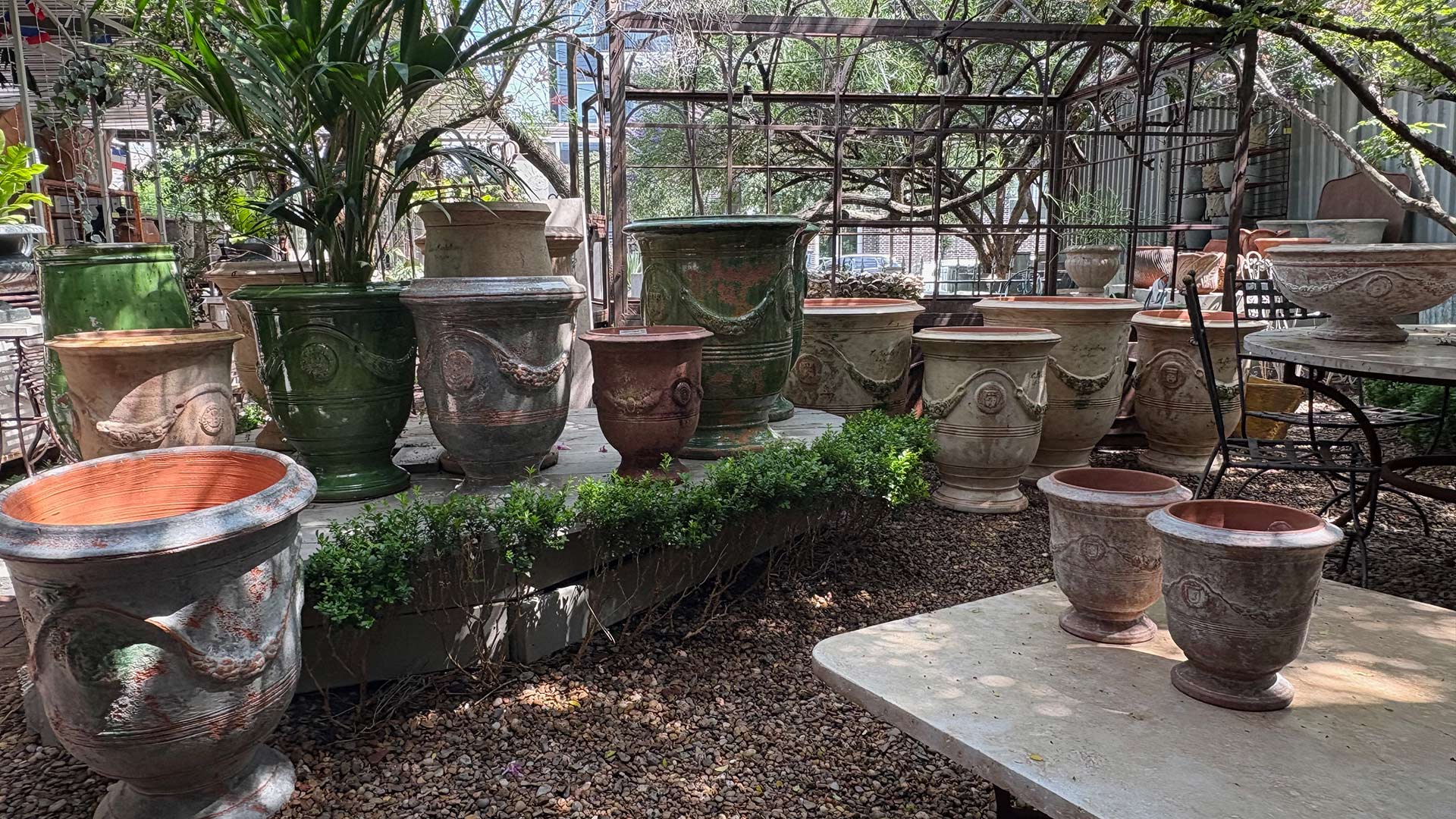 A sample of our new arrival of Anduze pottery